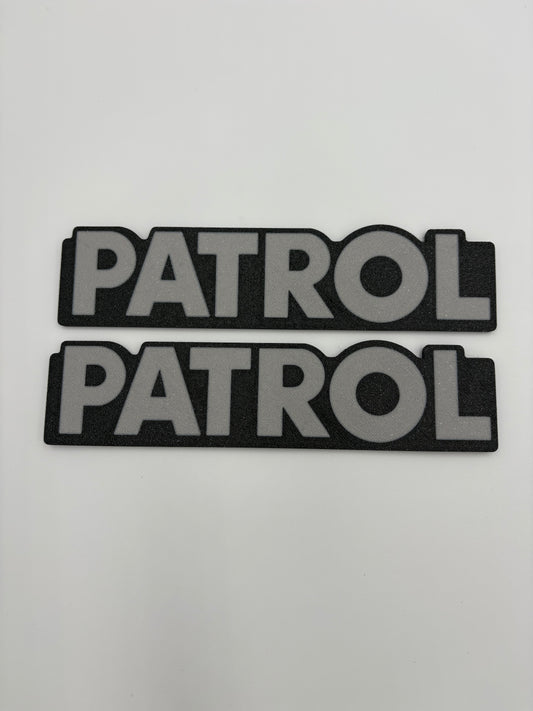 Coppia Scritte Replica “Patrol” per Nissan Patrol – 2 Fregi