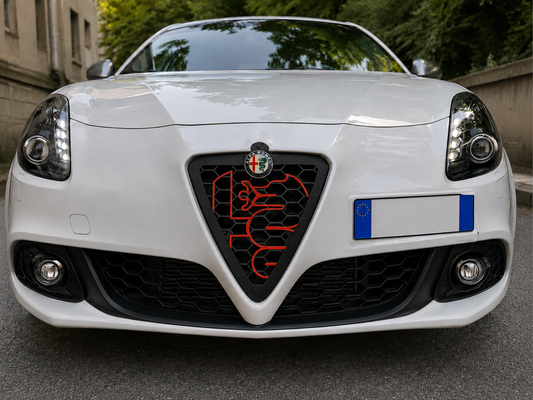 Griglia Scudo anteriore Nido D'Ape Per Alfa Romeo Giulietta new biscione