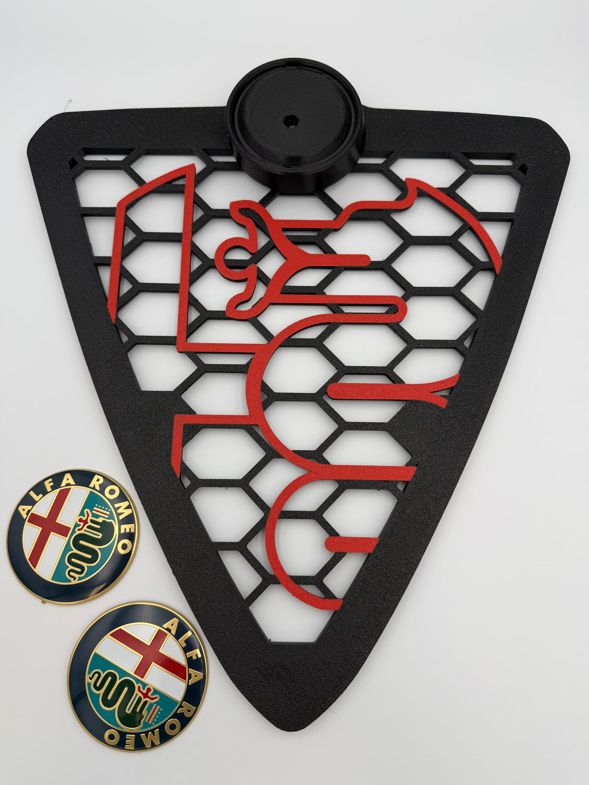 Griglia Scudo anteriore Nido D'Ape Per Alfa Romeo Giulietta new biscione