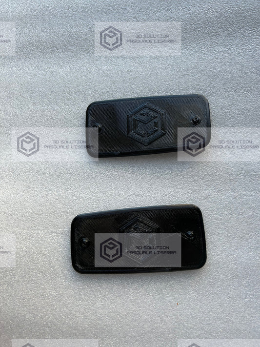 Coppia (2) di targhette laterali con logo "Punisher" per Suzuki Samurai