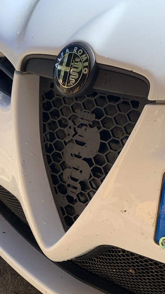 Griglia Scudo Nido D'Ape Alfa Romeo Brera con Biscione