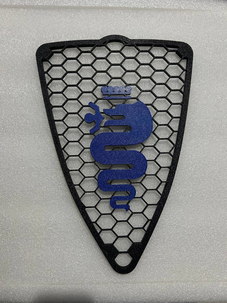 Griglia A Nido D'Ape Alfa Romeo Mito 2008-2015 Con Biscione