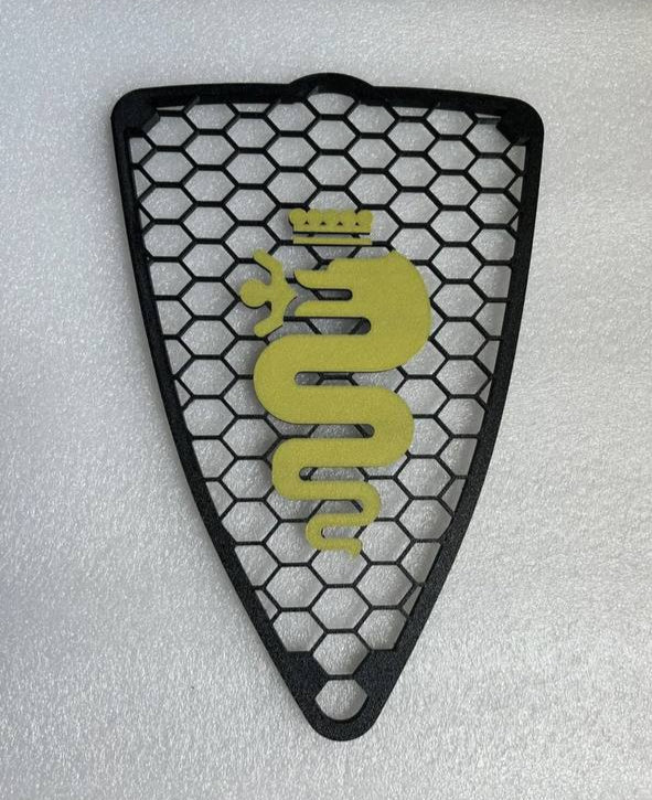 Griglia A Nido D'Ape Alfa Romeo Mito 2008-2015 Con Biscione