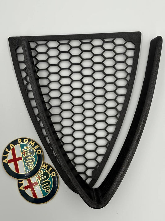 Alfa Romeo 147-Griglia a nido d'ape + bordo a V