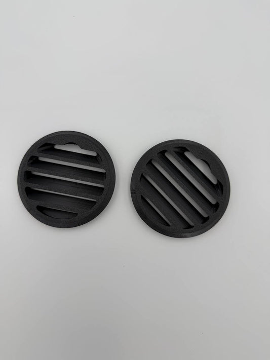 Coppia di bocchette diffusore aria compatibili con Fiat Panda 169 dal 2003 al 2012.