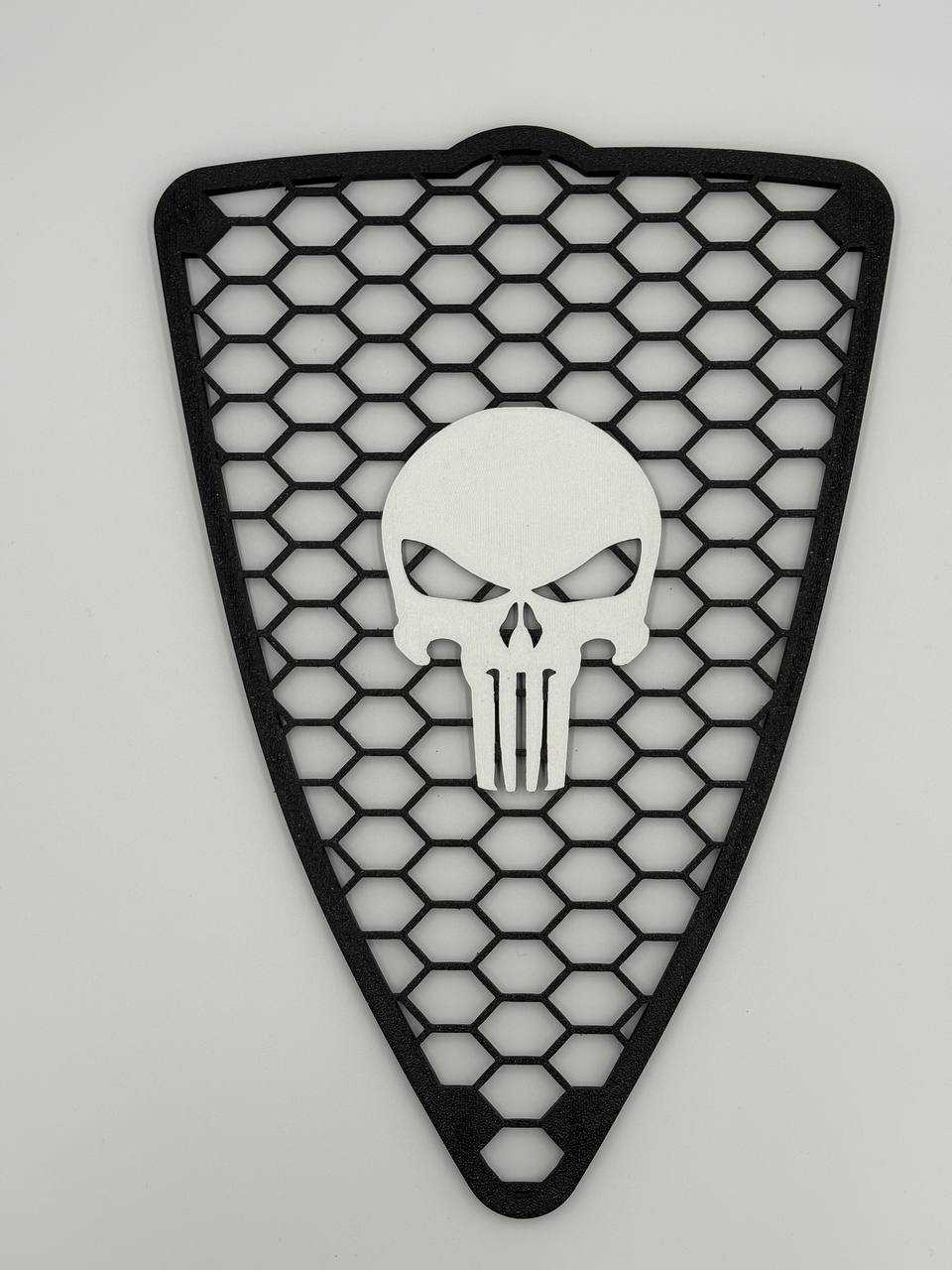 Griglia A Nido D'Ape Alfa Romeo Mito 2008-2015 Con Teschio Punisher