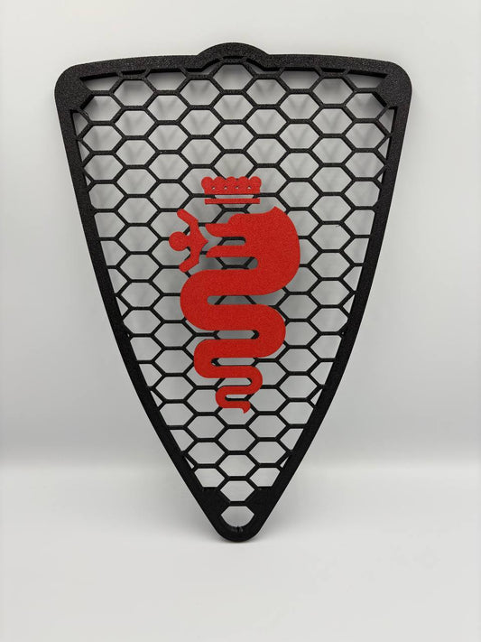 Griglia A Nido D'Ape Alfa Romeo Mito 2008-2015 Con Biscione