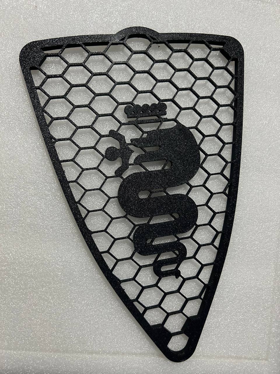 Griglia A Nido D'Ape Alfa Romeo Mito 2008-2015 Con Biscione