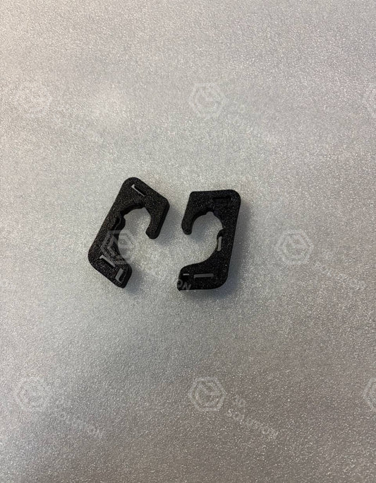 COPPIA 2 GANCI SUPPORTO MENSOLA CAPPELLIERA BAULE BAGAGLIAIO PER FIAT 500X