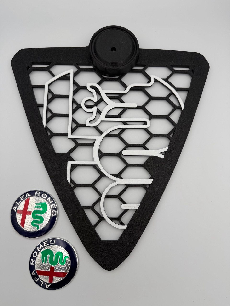 Griglia Scudo anteriore Nido D'Ape Per Alfa Romeo Giulietta new biscione