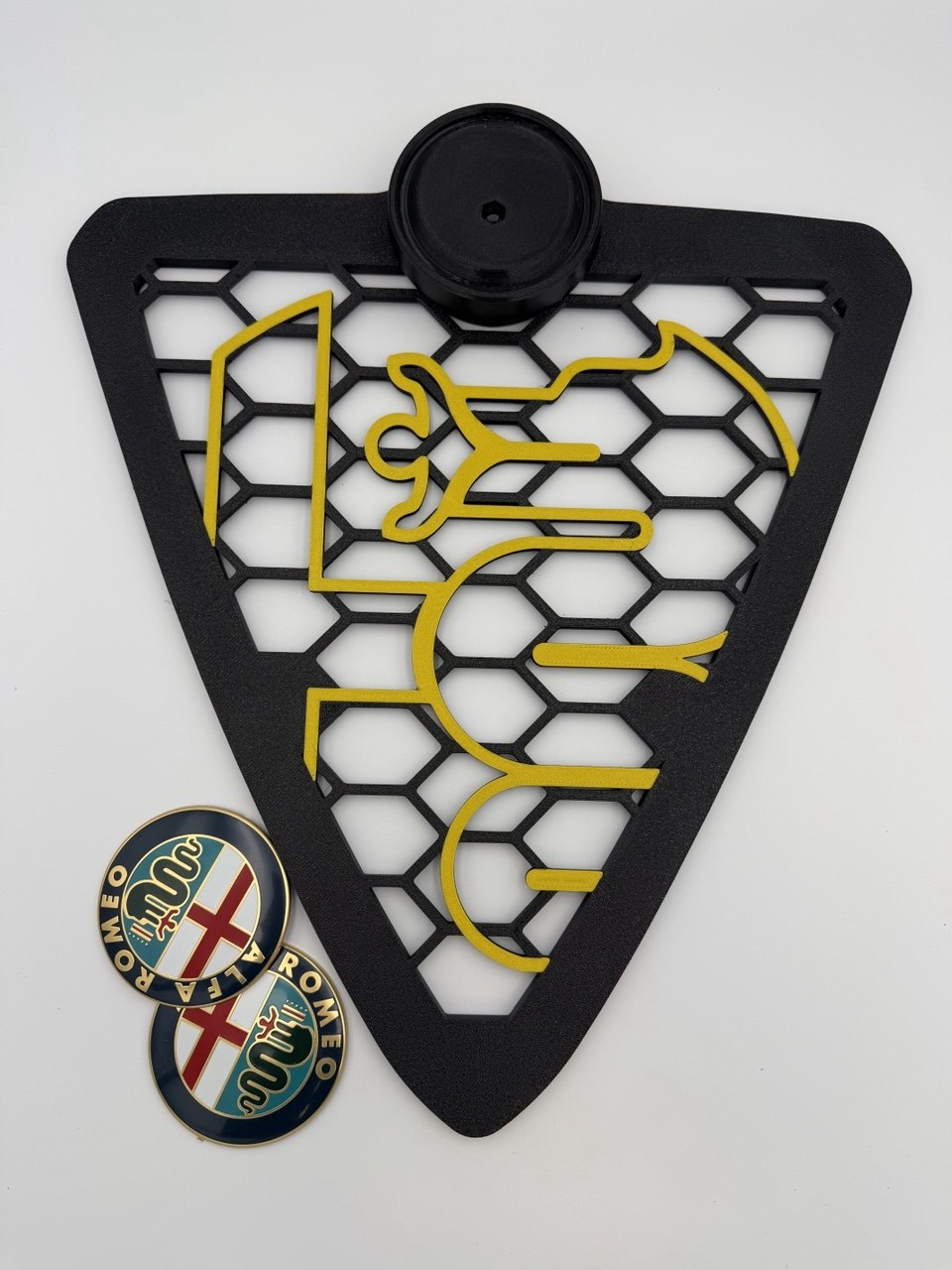 Griglia Scudo anteriore Nido D'Ape Per Alfa Romeo Giulietta new biscione