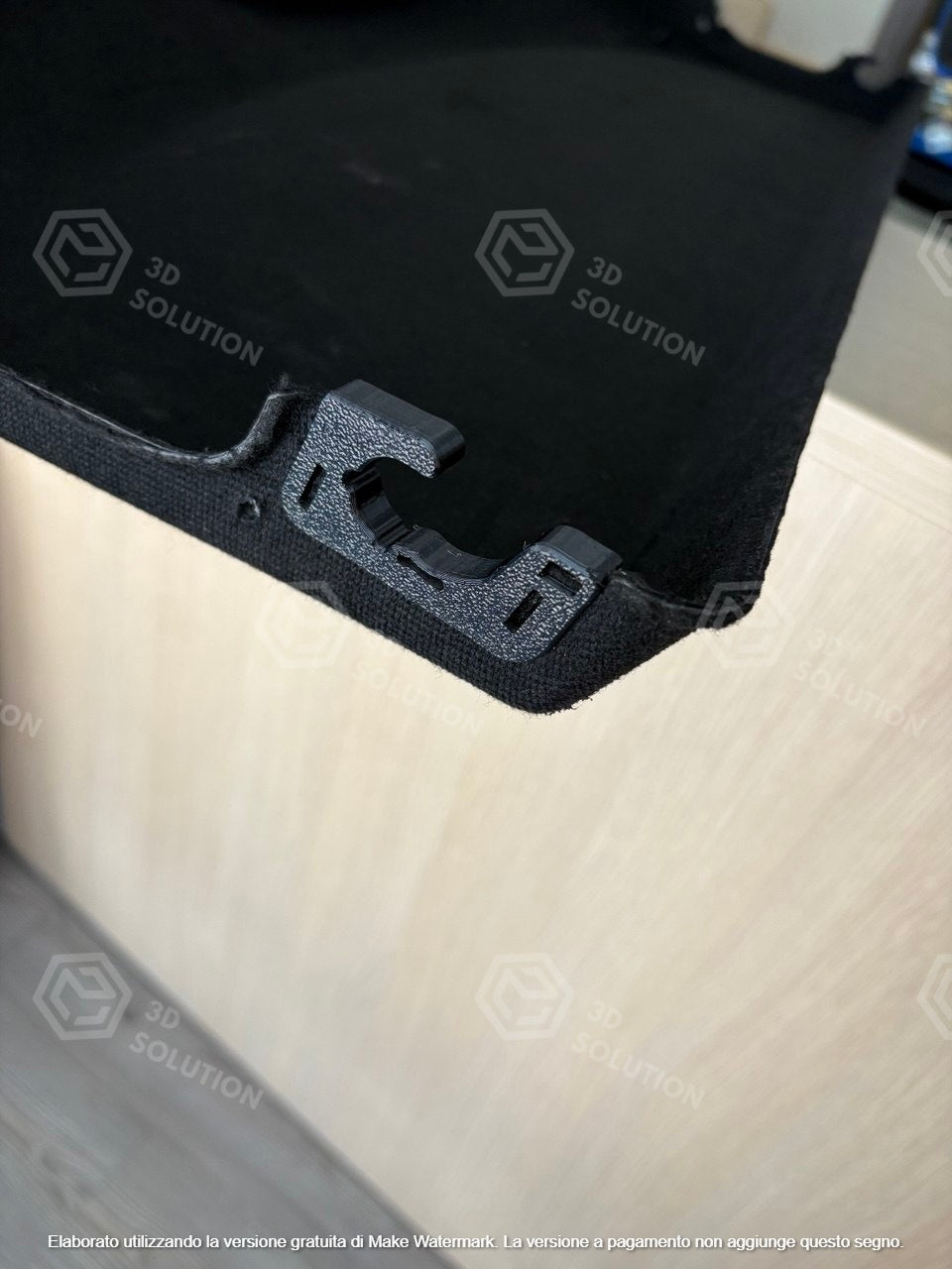 COPPIA 2 GANCI SUPPORTO MENSOLA CAPPELLIERA BAULE BAGAGLIAIO PER FIAT 500X