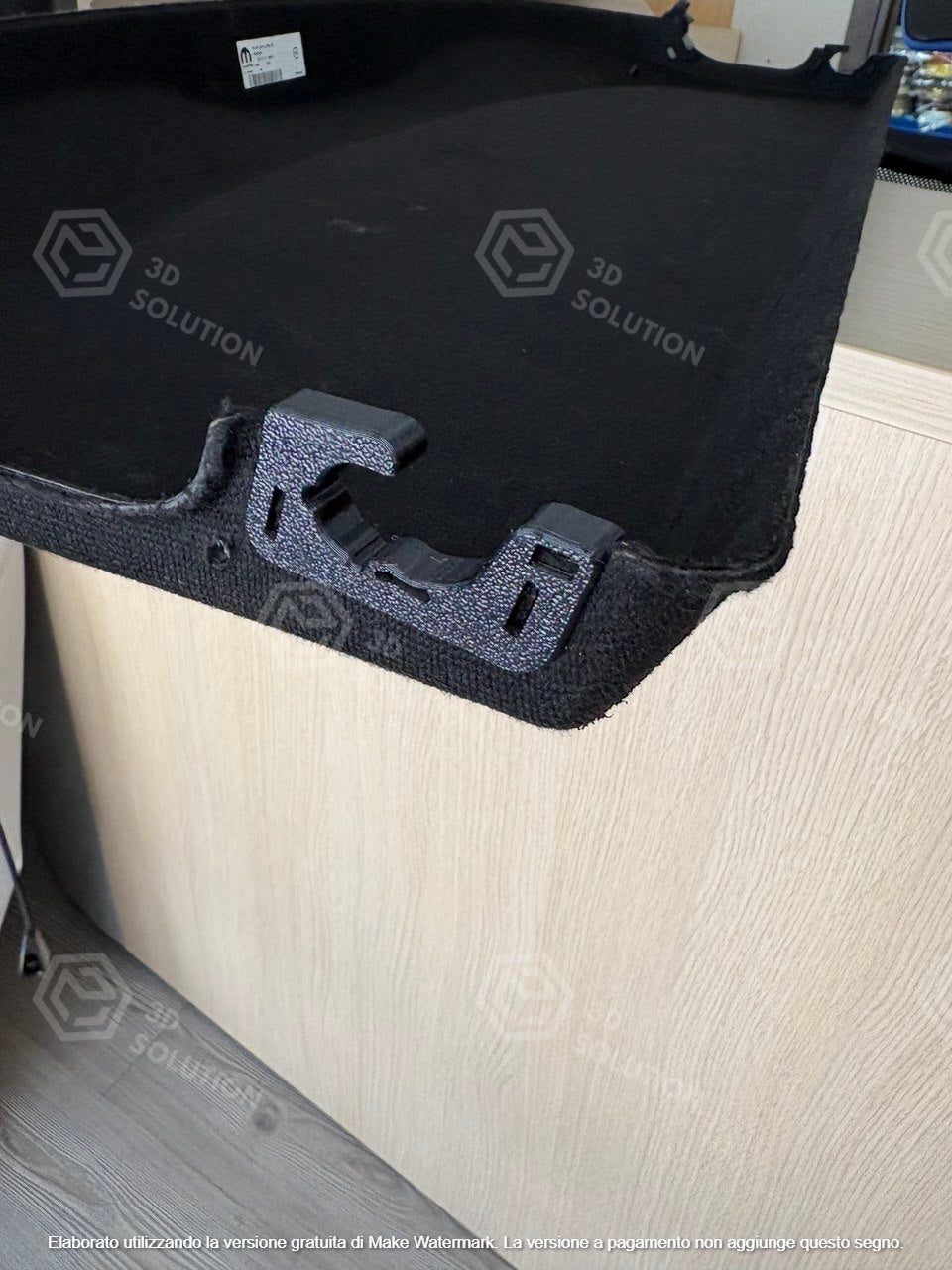 COPPIA 2 GANCI SUPPORTO MENSOLA CAPPELLIERA BAULE BAGAGLIAIO PER FIAT 500X
