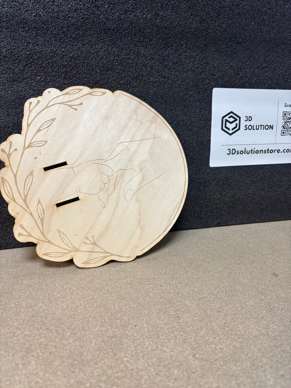 Porta Braccialetto Nascita in Legno