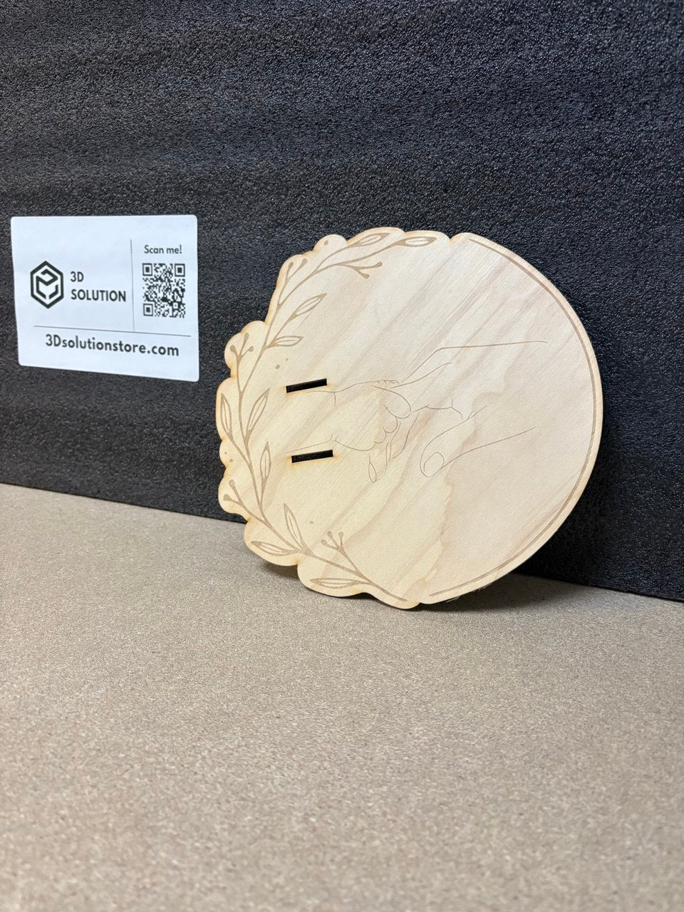 Porta Braccialetto Nascita in Legno