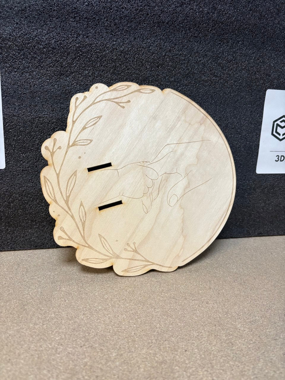 Porta Braccialetto Nascita in Legno