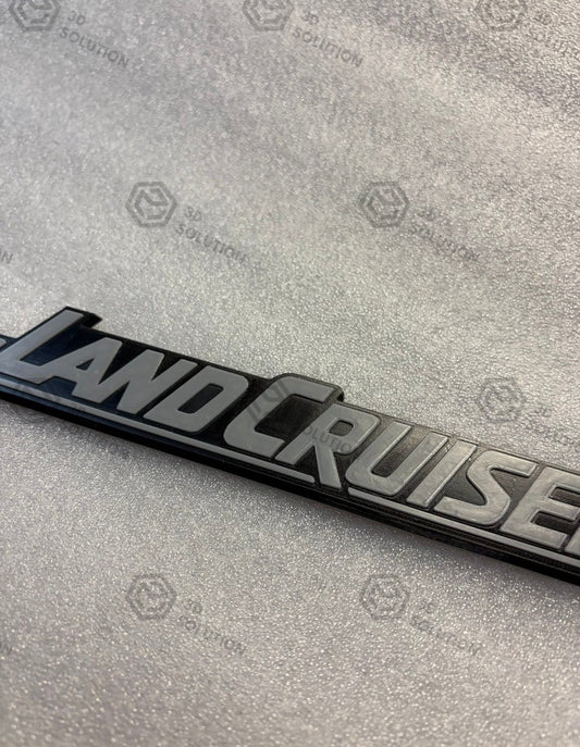 Replica coppia scritte laterali parafango "LAND CRUISER" per Toyota Land Cruiser LJ70