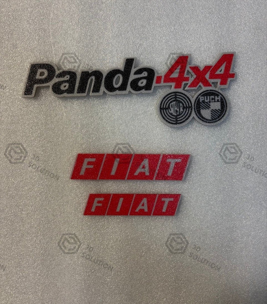 Kit Replica Fregi e Loghi per Fiat Panda 4x4