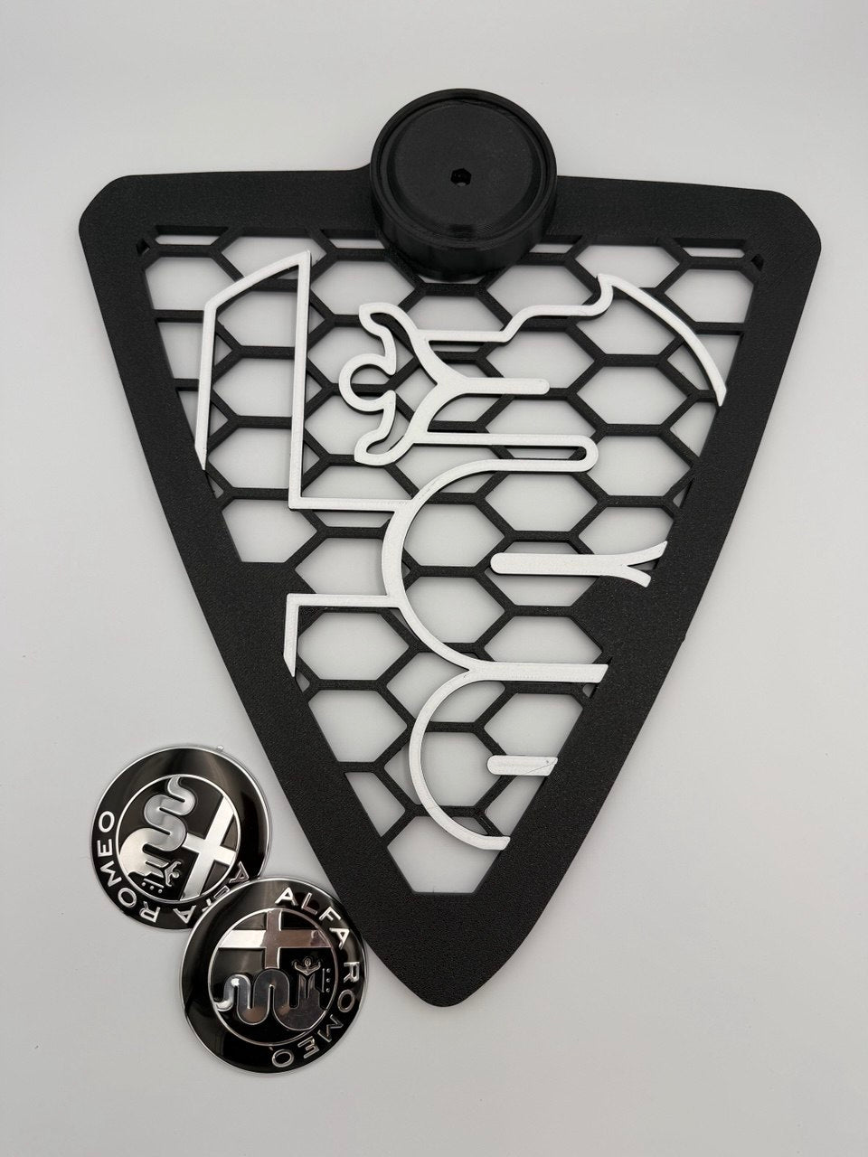 Griglia Scudo anteriore Nido D'Ape Per Alfa Romeo Giulietta new biscione