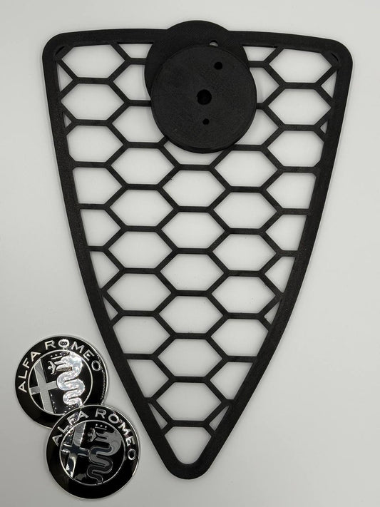 Griglia Scudo A Nido D'Ape Per Alfa Romeo Mito 2008-2015 griglia anteriore a trama larga