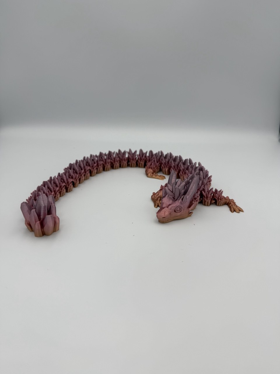 Articulated Crystal Dragon in Stampa 3D