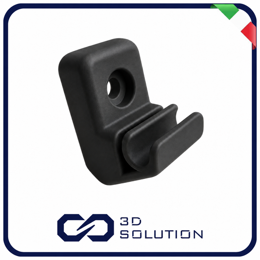 Gancio Supporto Pantina Aletta Parasole per Fiat 500 Dal 2007 3D