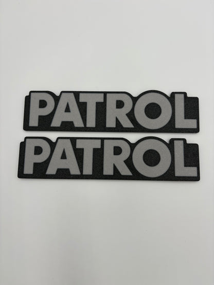 Coppia Scritte Replica “Patrol” per Nissan Patrol – 2 Fregi