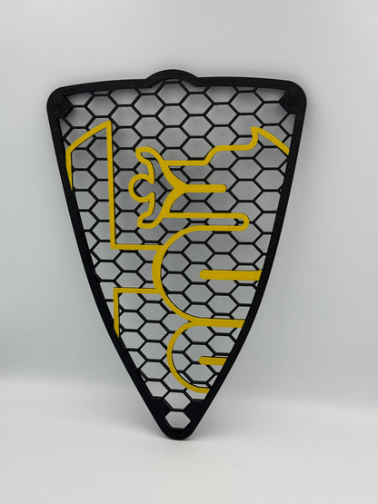 Griglia A Nido D'Ape Alfa Romeo Mito 2008-2015 con biscione stile junior