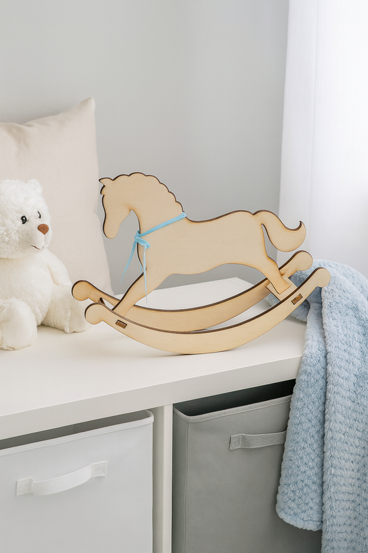 Cavalluccio a Dondolo Decorativo – Arredo Cameretta Baby