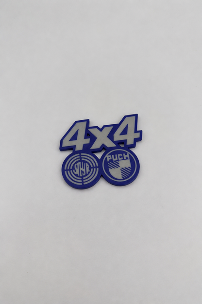 Scritta 4x4 steyr puch compatibile con panda 4x4 141 portellone posteriore