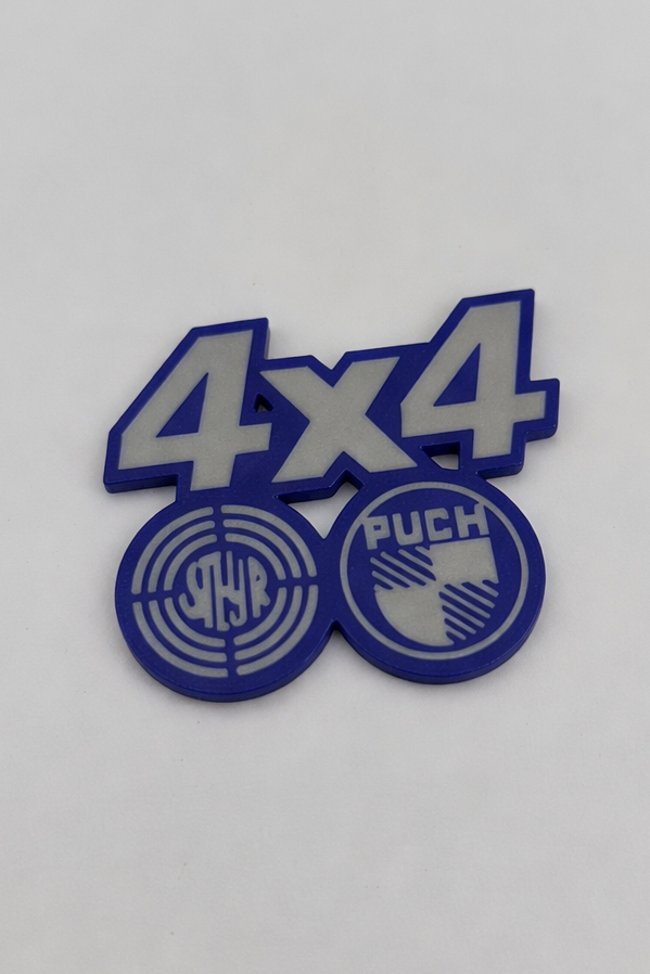 Scritta 4x4 steyr puch compatibile con panda 4x4 141 portellone posteriore