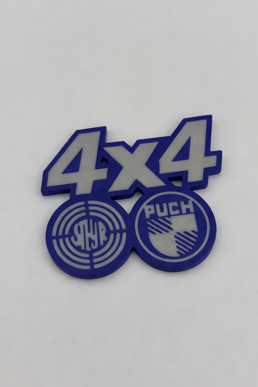 Scritta 4x4 steyr puch compatibile con panda 4x4 141 portellone posteriore