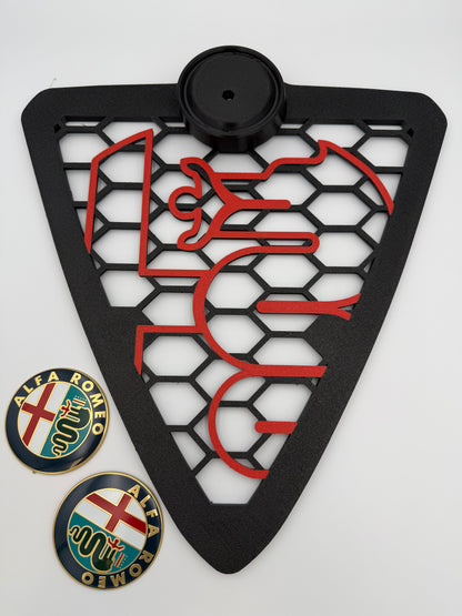 Griglia Scudo anteriore Nido D'Ape Per Alfa Romeo Giulietta new biscione
