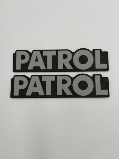 Coppia Scritte Replica “Patrol” per Nissan Patrol – 2 Fregi