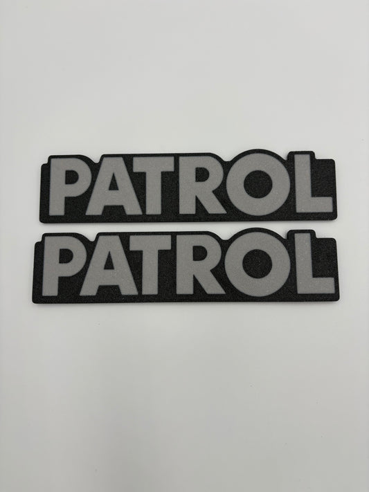 Coppia Scritte Replica “Patrol” per Nissan Patrol – 2 Fregi