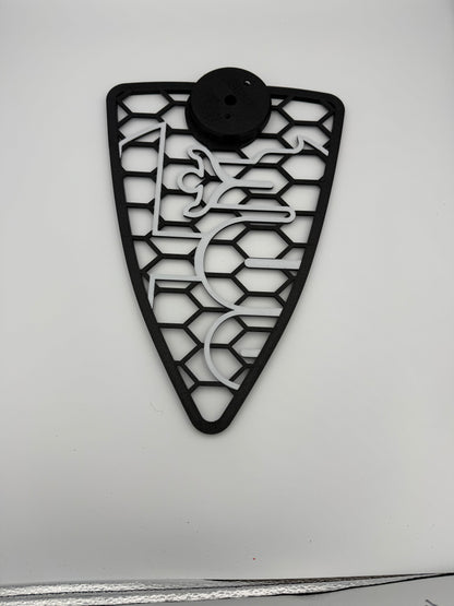 Griglia A Nido D'Ape Alfa Romeo Mito 2008-2015 con biscione stile junior TRAMA LARGA