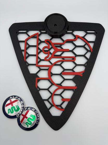 Griglia Scudo anteriore Nido D'Ape Per Alfa Romeo Giulietta new biscione