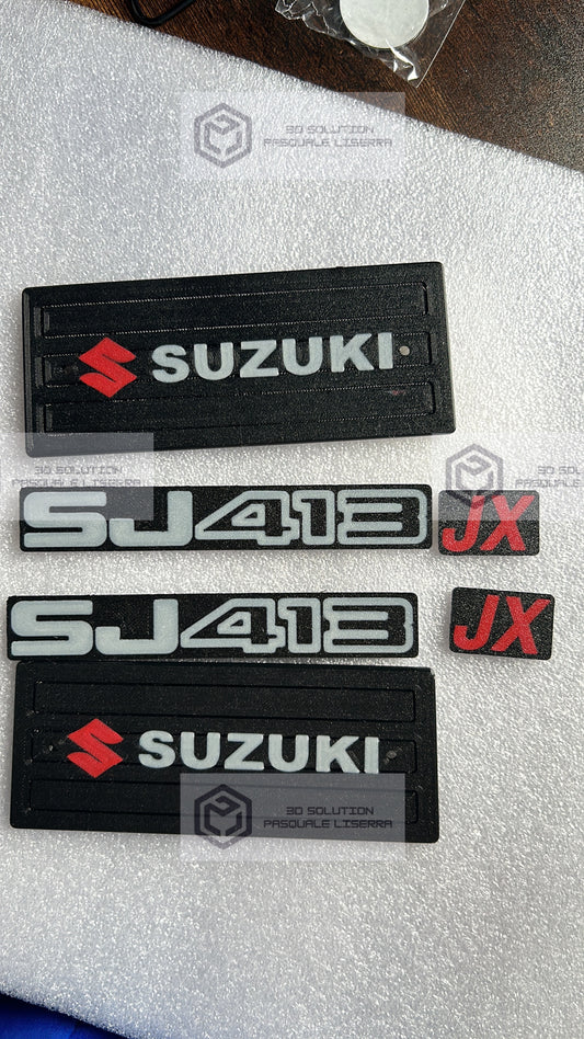 Kit di 4 modanature laterali per Suzuki Samurai SJ413