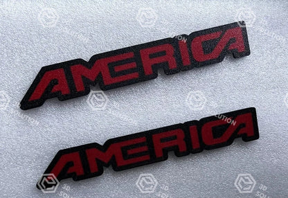 fregi Scritte "America" Nissan Patrol