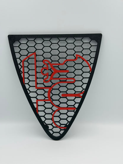 Griglia Anteriore A Nido D'Ape Per Alfa Romeo 147 2ª Serie (2004-2011) con biscione stile junior