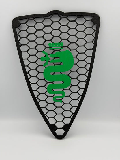 Griglia A Nido D'Ape Alfa Romeo Mito 2008-2015 Con Biscione