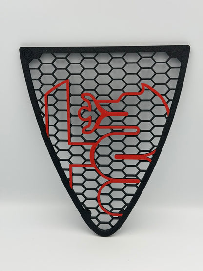 Griglia Anteriore A Nido D'Ape Per Alfa Romeo 147 2ª Serie (2004-2011) con biscione stile junior