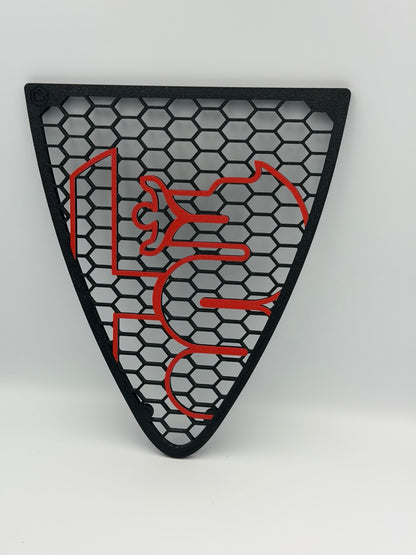 Griglia Anteriore A Nido D'Ape Per Alfa Romeo 147 2ª Serie (2004-2011) con biscione stile junior