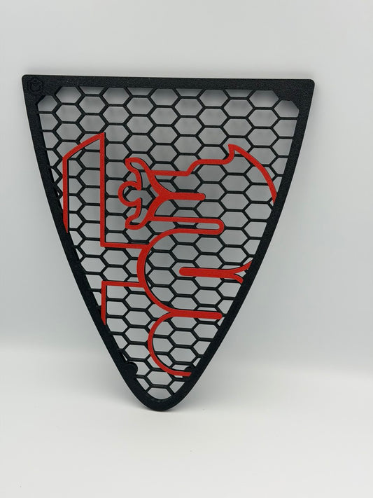 Griglia Anteriore A Nido D'Ape Per Alfa Romeo 147 2ª Serie (2004-2011) con biscione stile junior