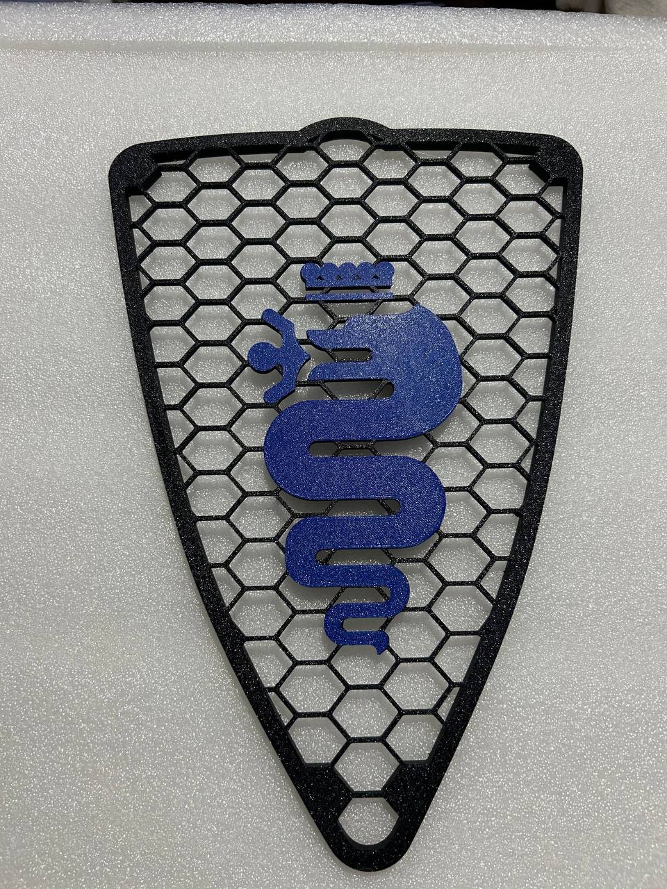 Griglia A Nido D'Ape Alfa Romeo Mito 2008-2015 Con Biscione