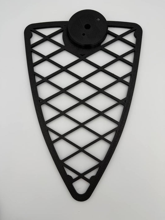 Griglia Scudo anteriore trama a rombi Per Alfa Romeo Mito 2008-2015 con inserti filettati