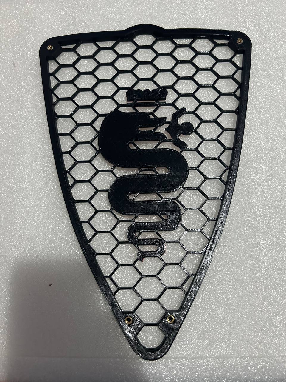 Griglia A Nido D'Ape Alfa Romeo Mito 2008-2015 Con Biscione