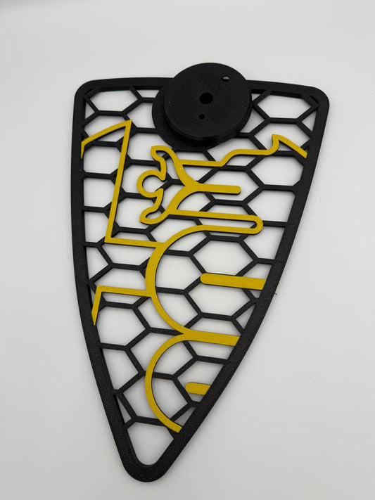 Griglia A Nido D'Ape Alfa Romeo Mito 2008-2015 con biscione stile junior TRAMA LARGA