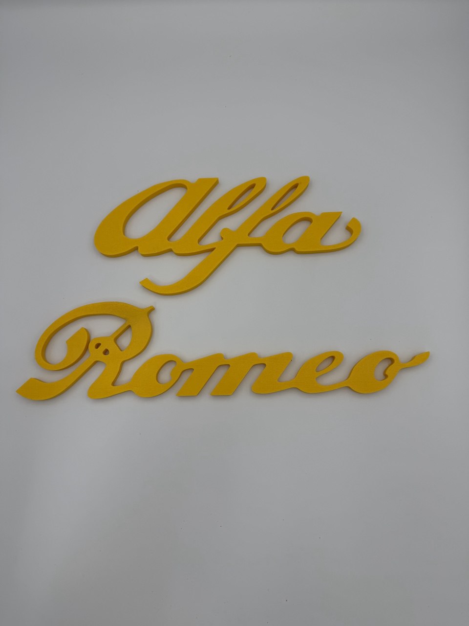 Scritta Logo Alfa Romeo Per Griglie Anteriori 35cm