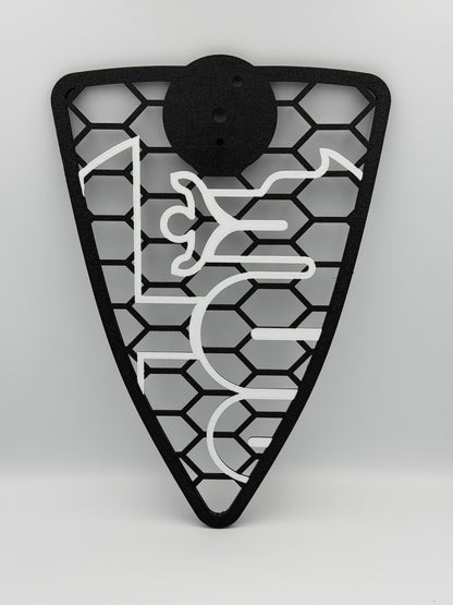 Griglia A Nido D'Ape Alfa Romeo Mito 2008-2015 con biscione stile junior TRAMA LARGA